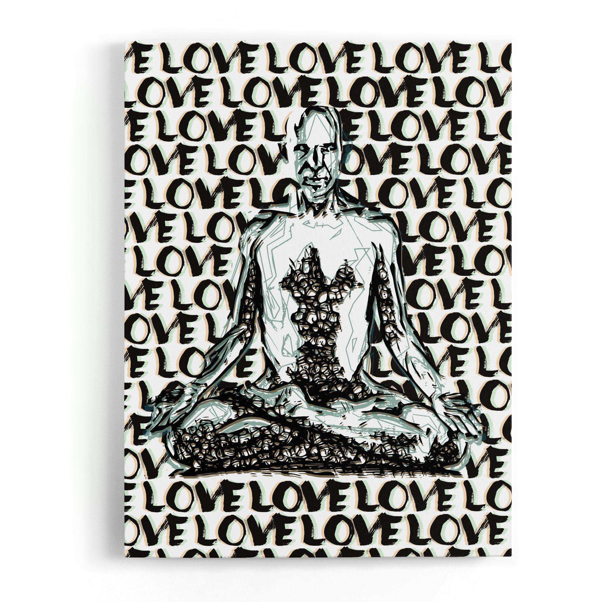 Meditation Is Love II Canvas Wido 