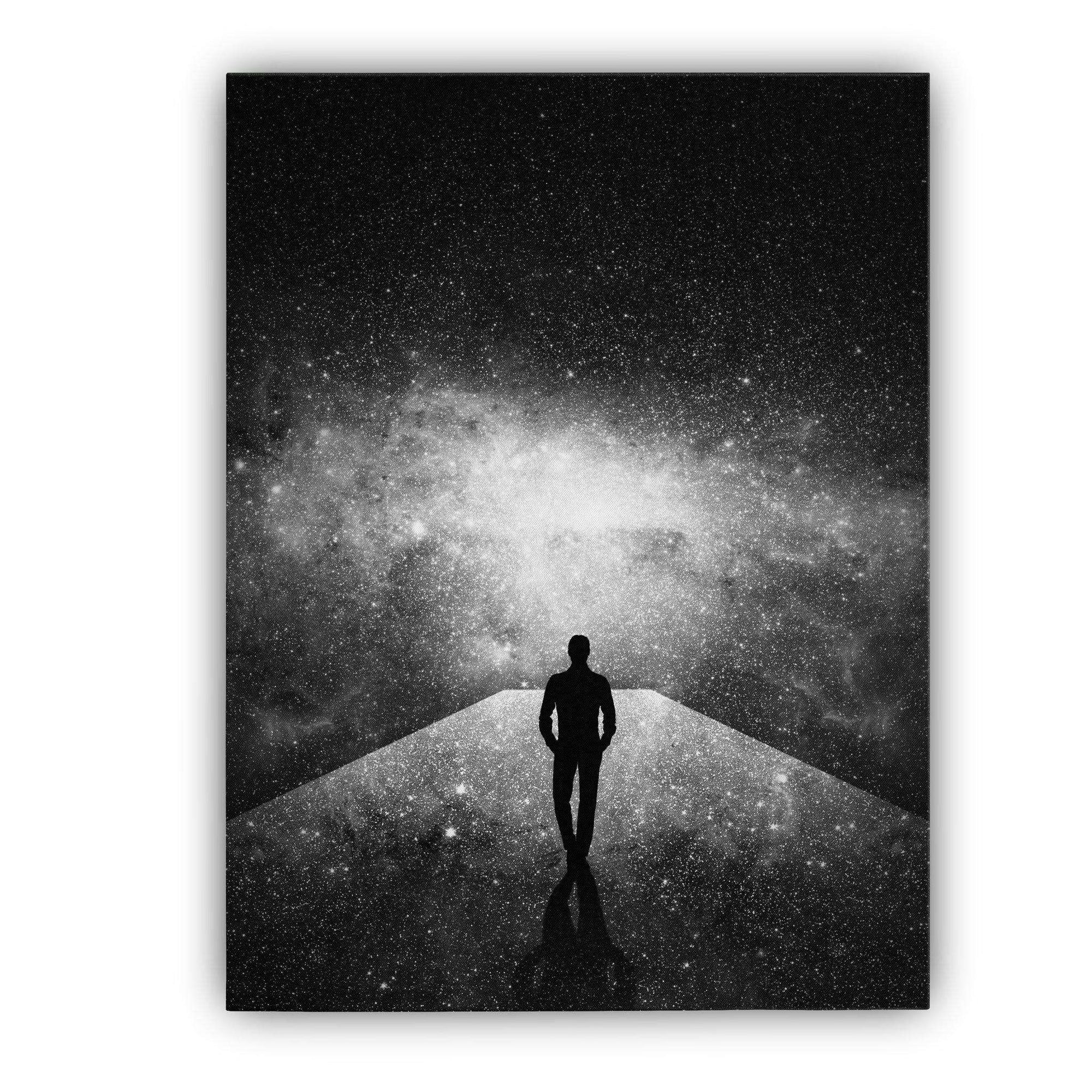 Man Of The Universe Canvas Wido 30x60 cm / 12x24″ Black 