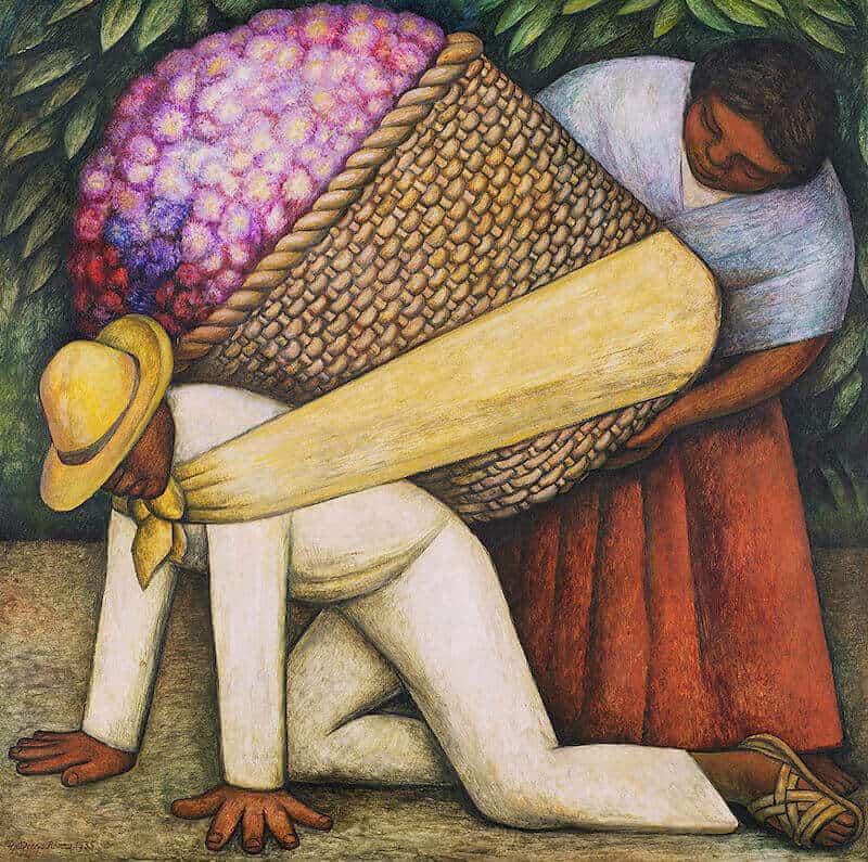 The Unbearable Lightness of Capitalism: The Flower Carrier by Diego Rivera