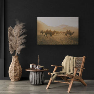 Horses At Sunset Canvas Wido 