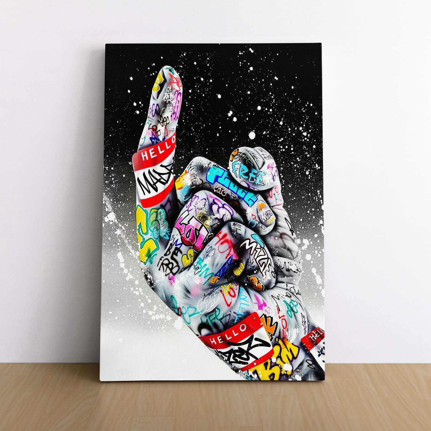 Graffiti Finger - Magna Canvas