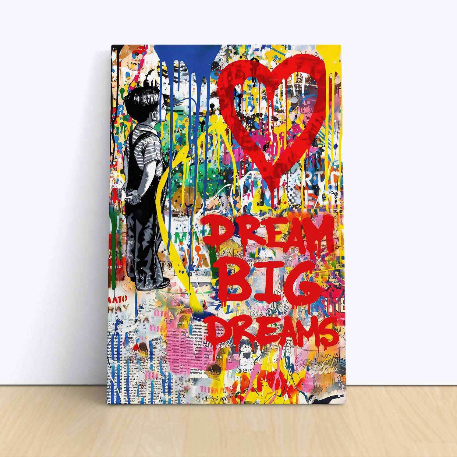 Dream Big Racers Dream Big Dreams - Magna Canvas