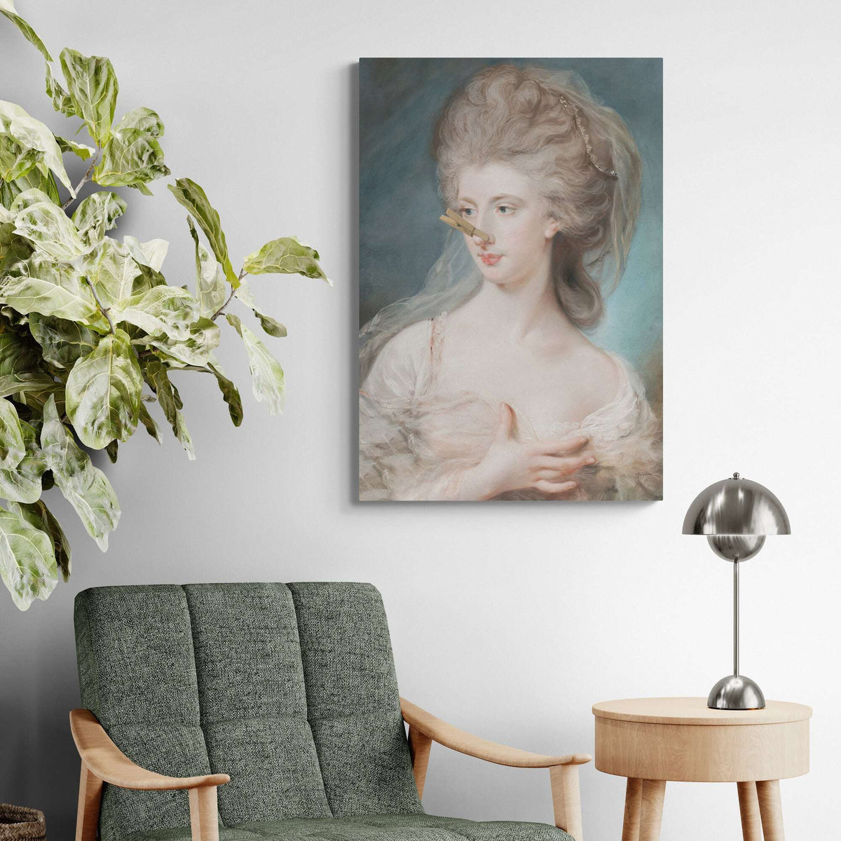 Fancy Bathroom Portrait