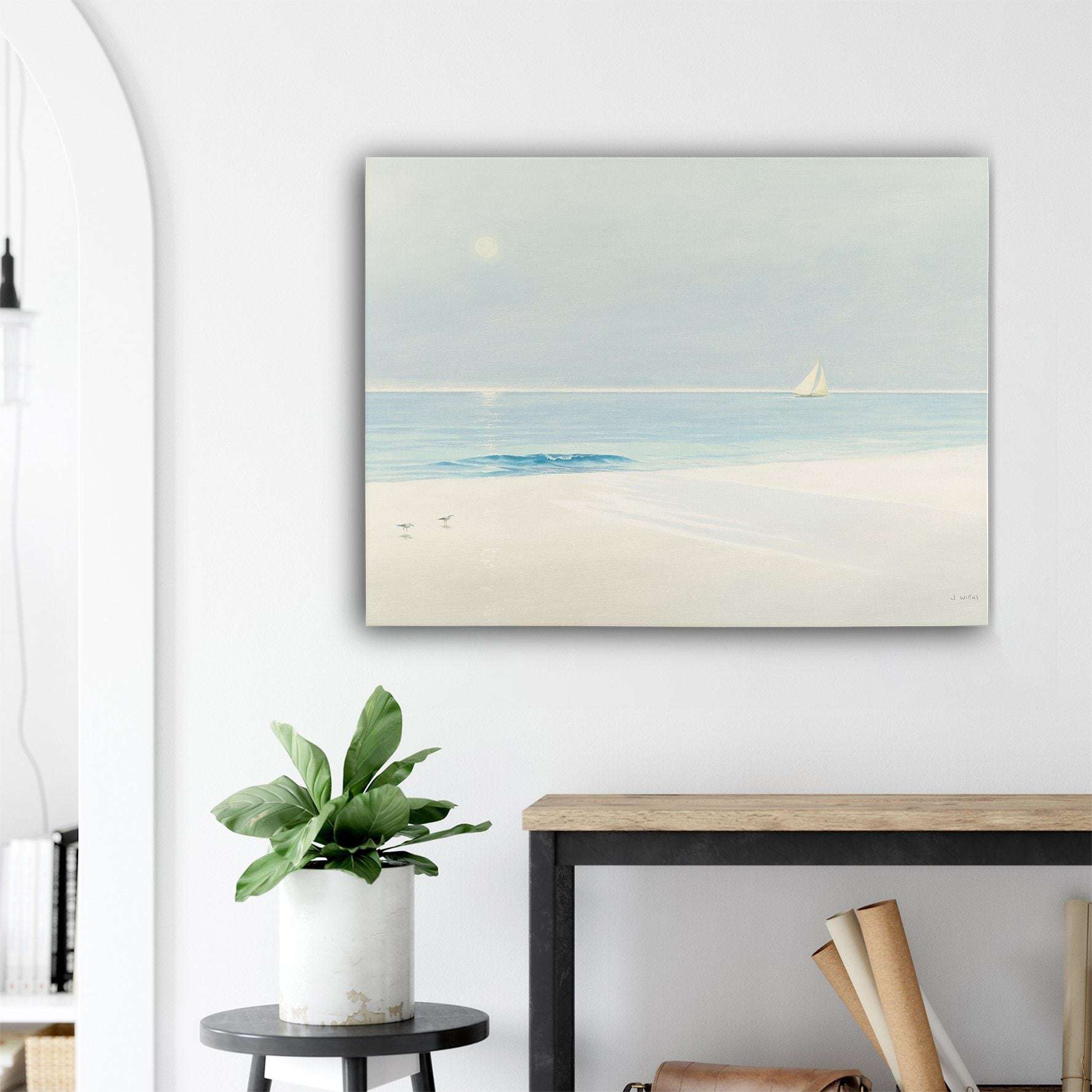 Serene Beach Canvas Wido 