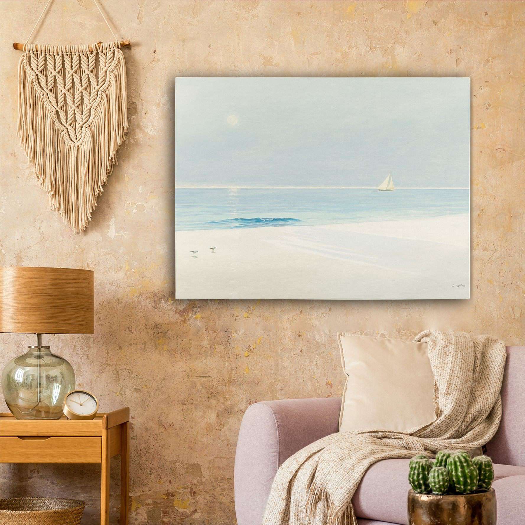 Serene Beach Canvas Wido 