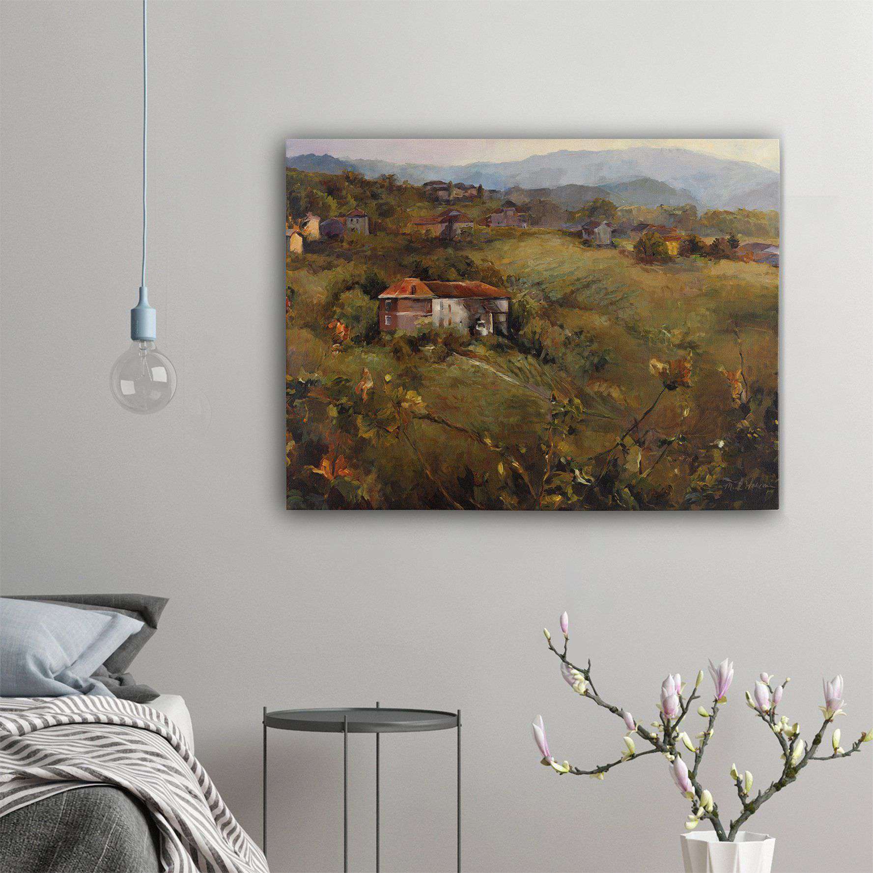 Overlooking The Valley Canvas Wido 