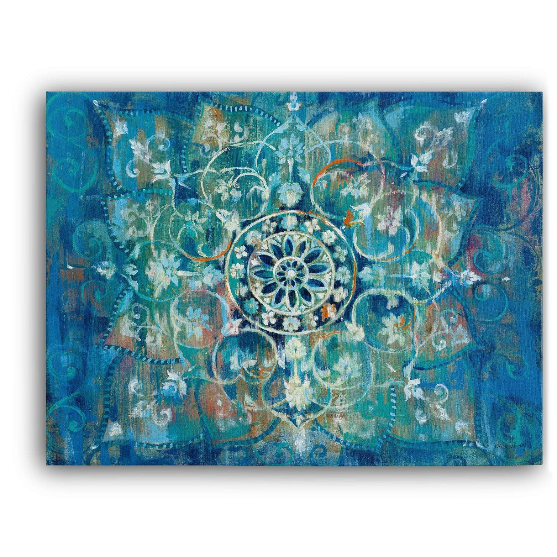 Mandala in Blue Canvas Wido 