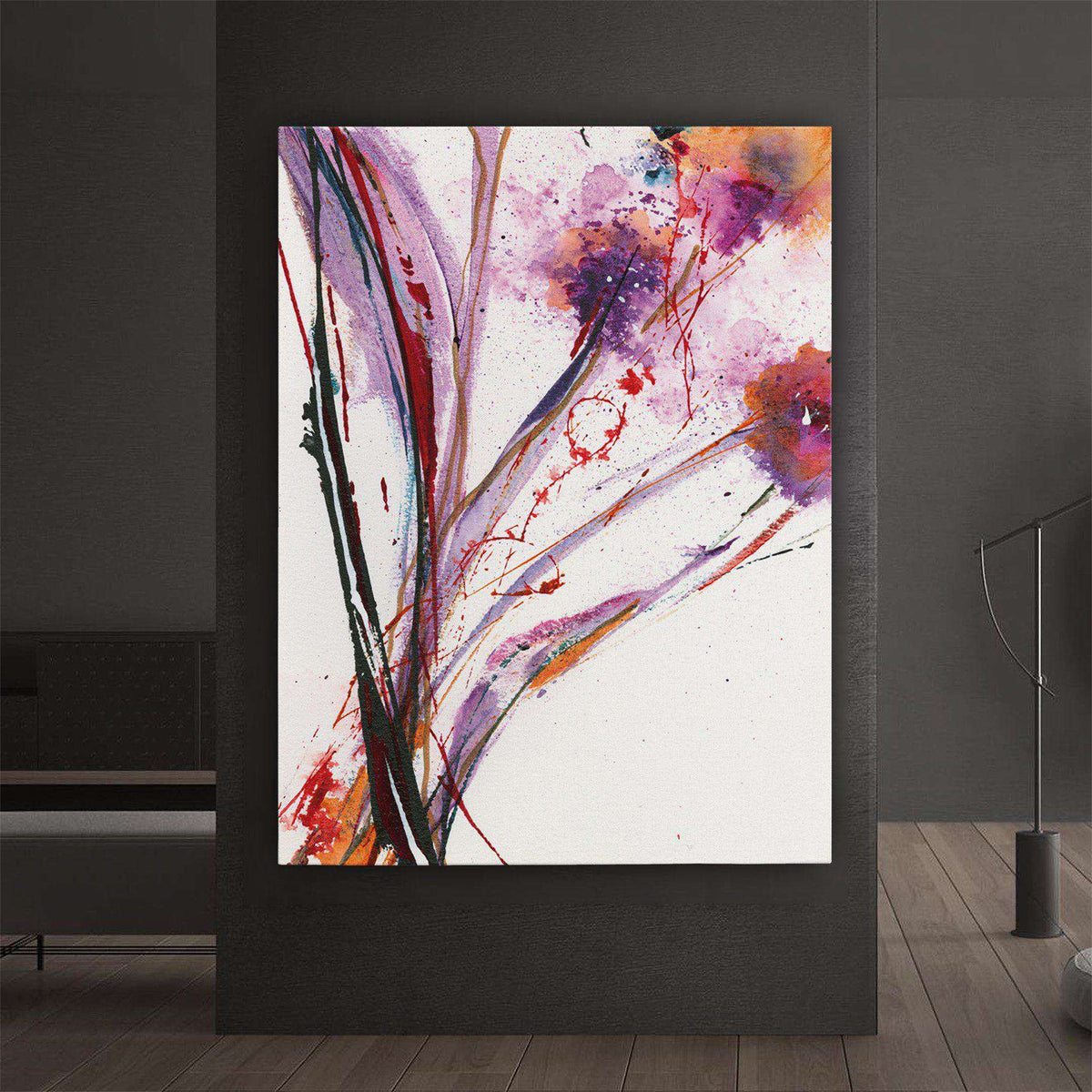Floral Explosion III Canvas Wido 