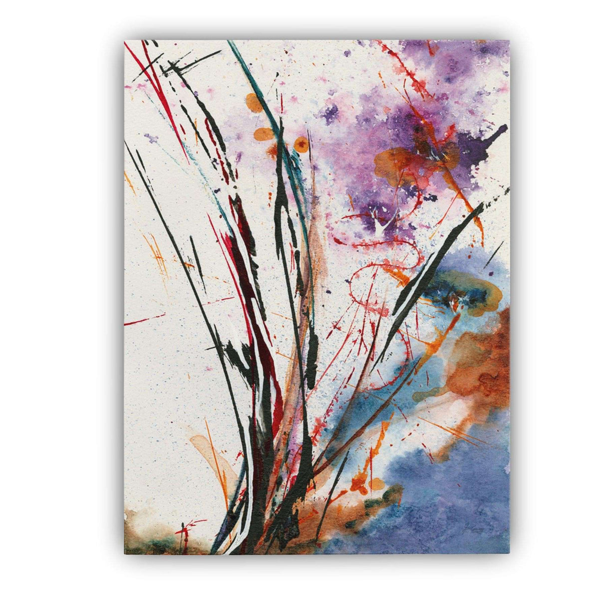 Floral Explosion IV Canvas Wido 