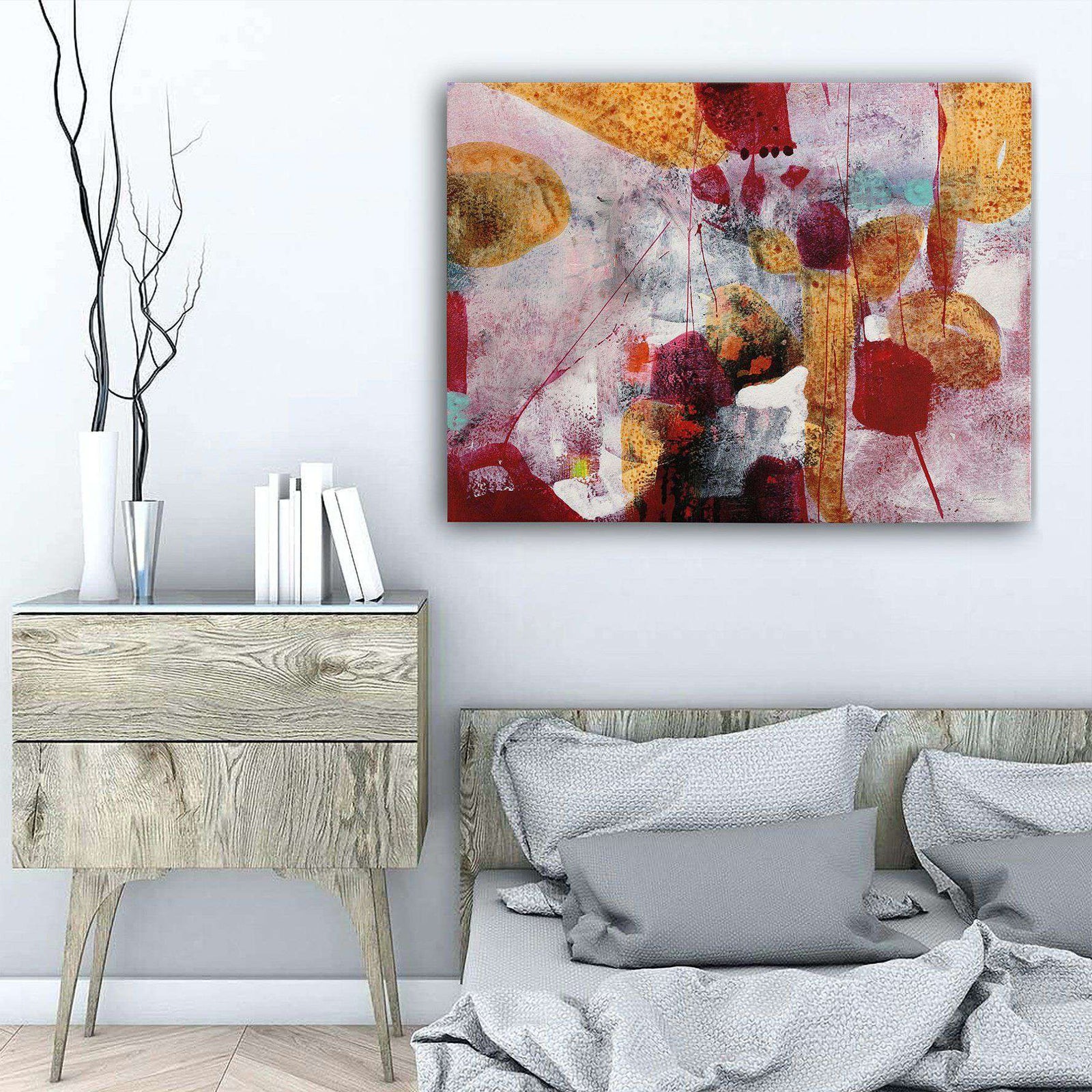 Large Painting on Canvas, Living Room Wall Art Paintings, Acrylic Abst –  artworkcanvas