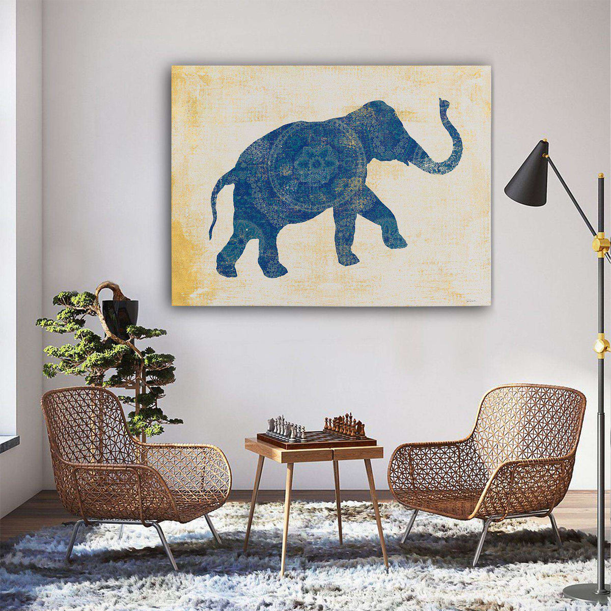 Raja Elephant I Canvas Wido 