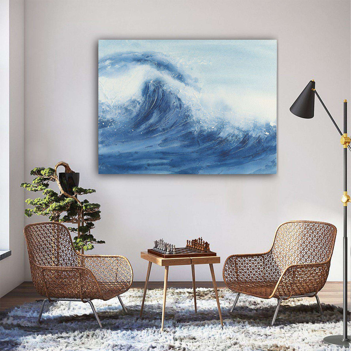 Waves II Canvas Wido 