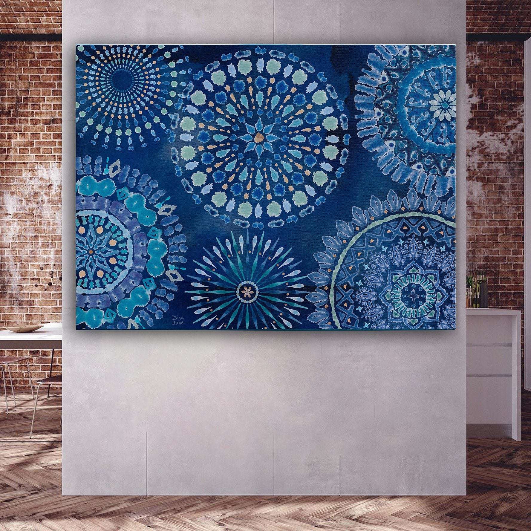 Indigo Splash XI Canvas Wido 
