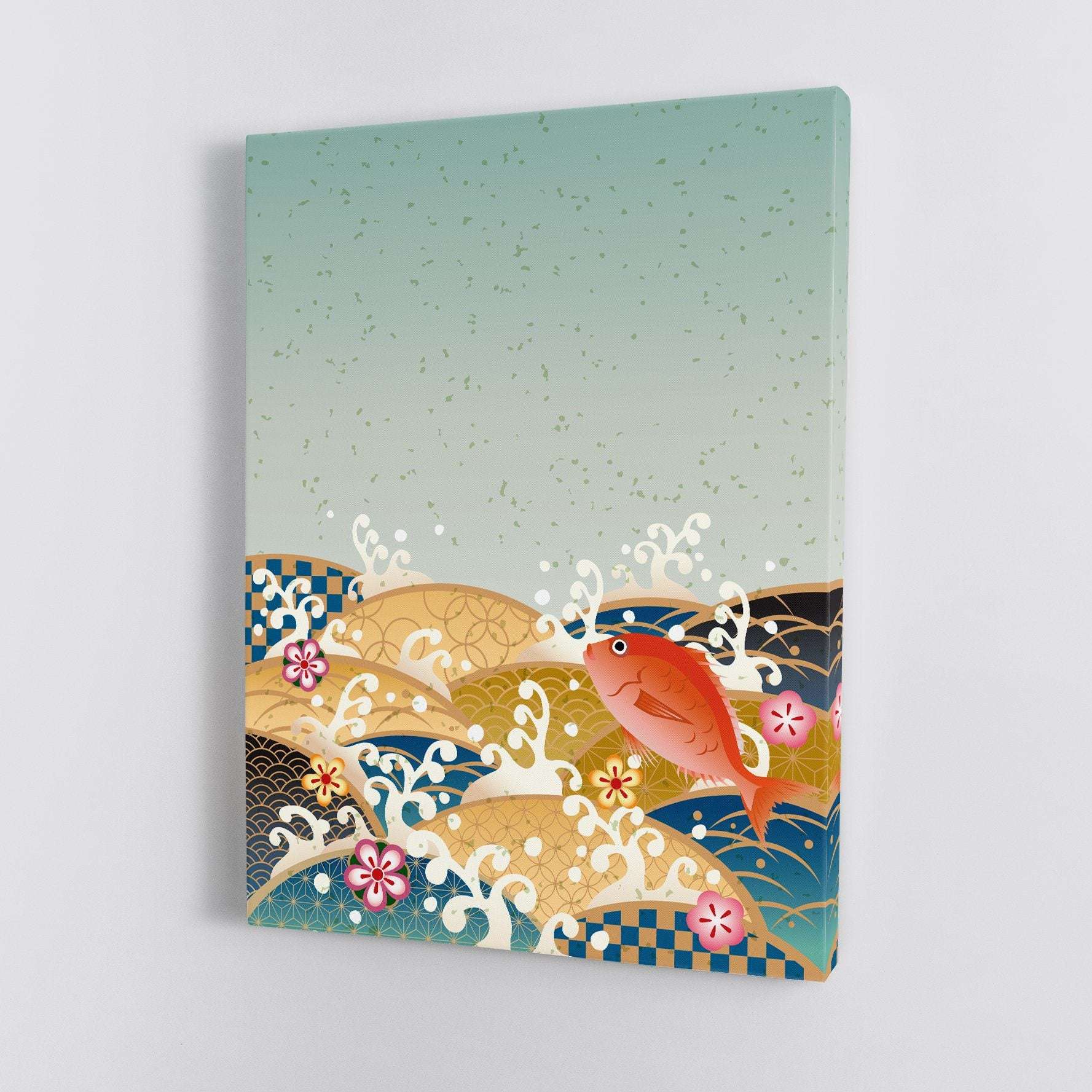 Jumping Fish Canvas Magna Canvas 