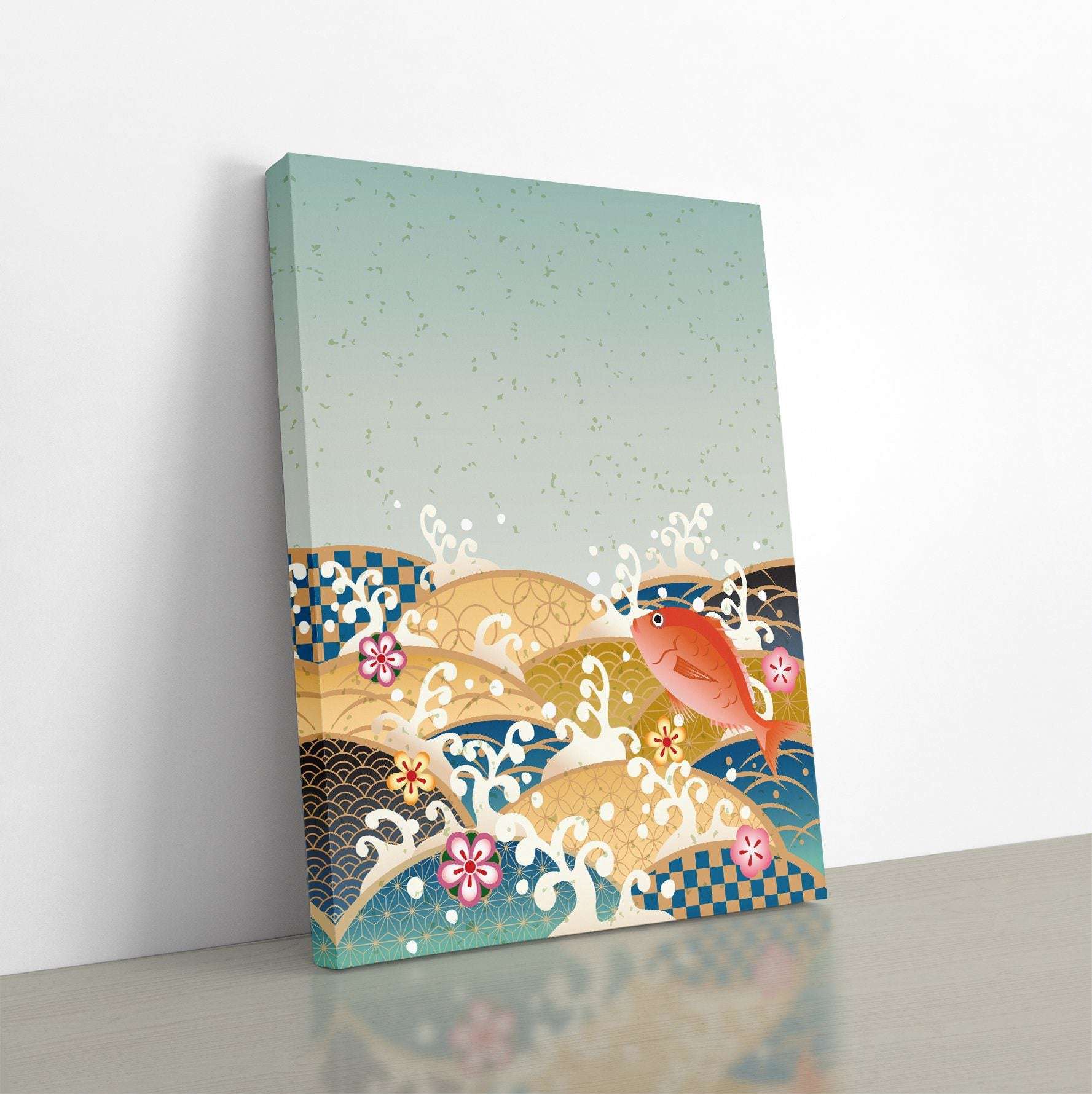 Jumping Fish Canvas Magna Canvas 