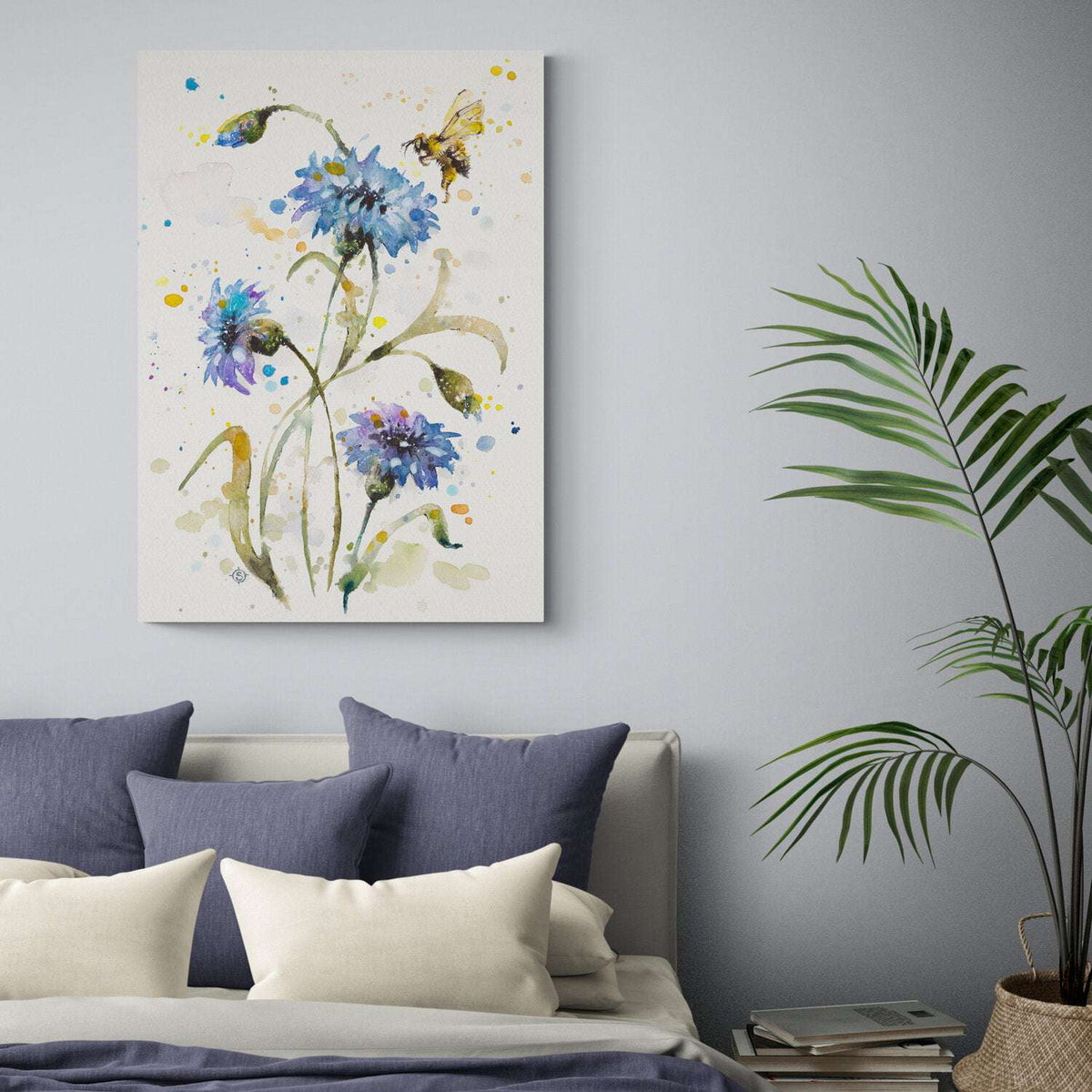 Cornflower and Bumblebee Dance