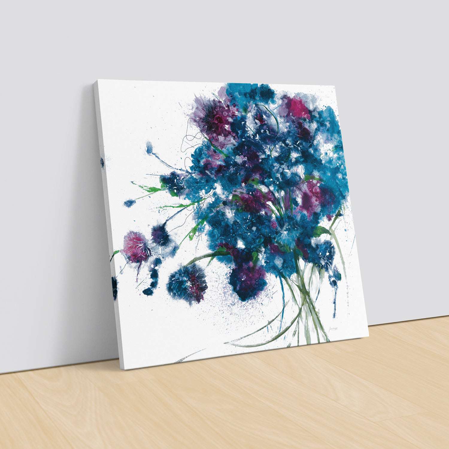 Blue Bouquet Crop