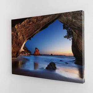 Cathedral Cove Canvas Wido 
