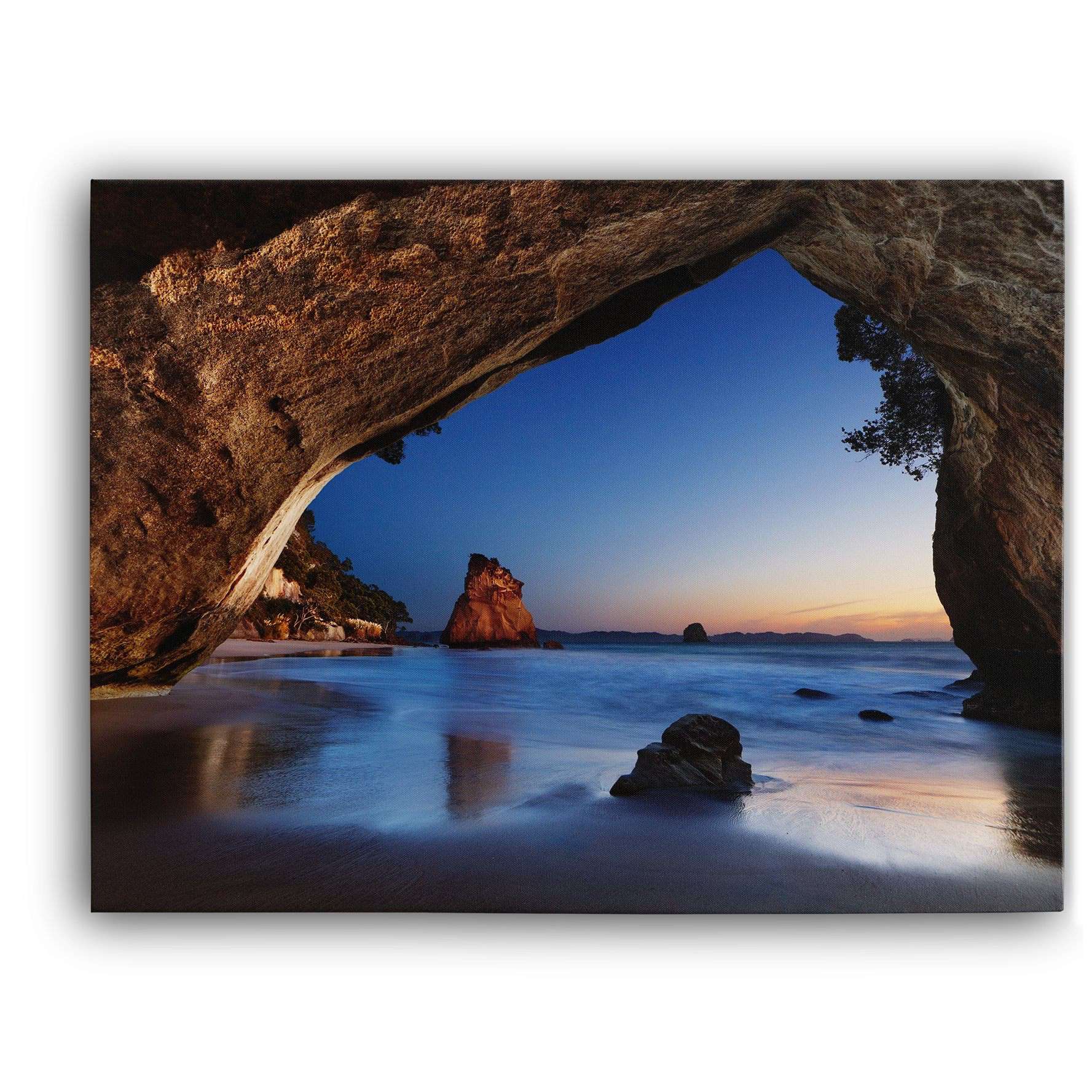 Cathedral Cove Canvas Wido 