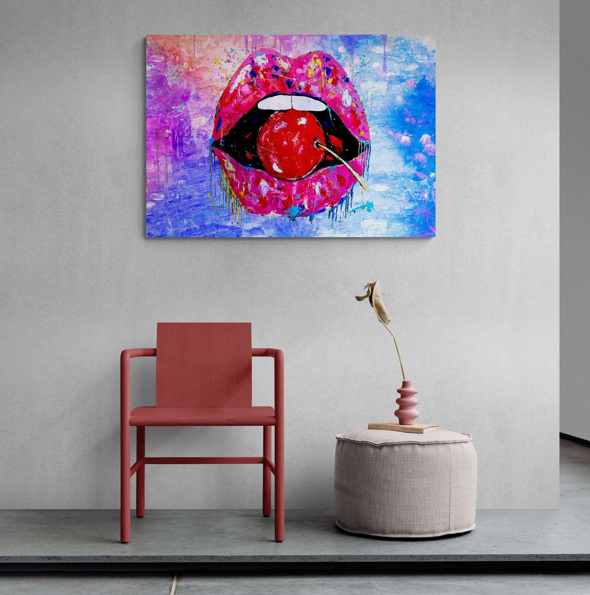 Graffiti Cherry Lips