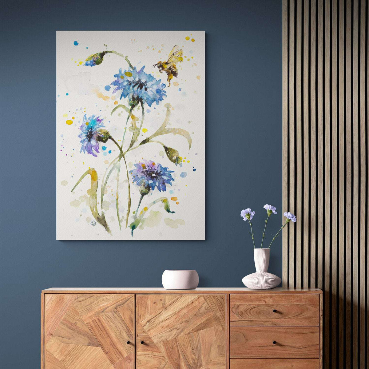 Cornflower and Bumblebee Dance