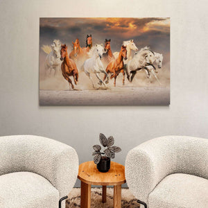 A Coupe of Wolves Canvas Magna Canvas 