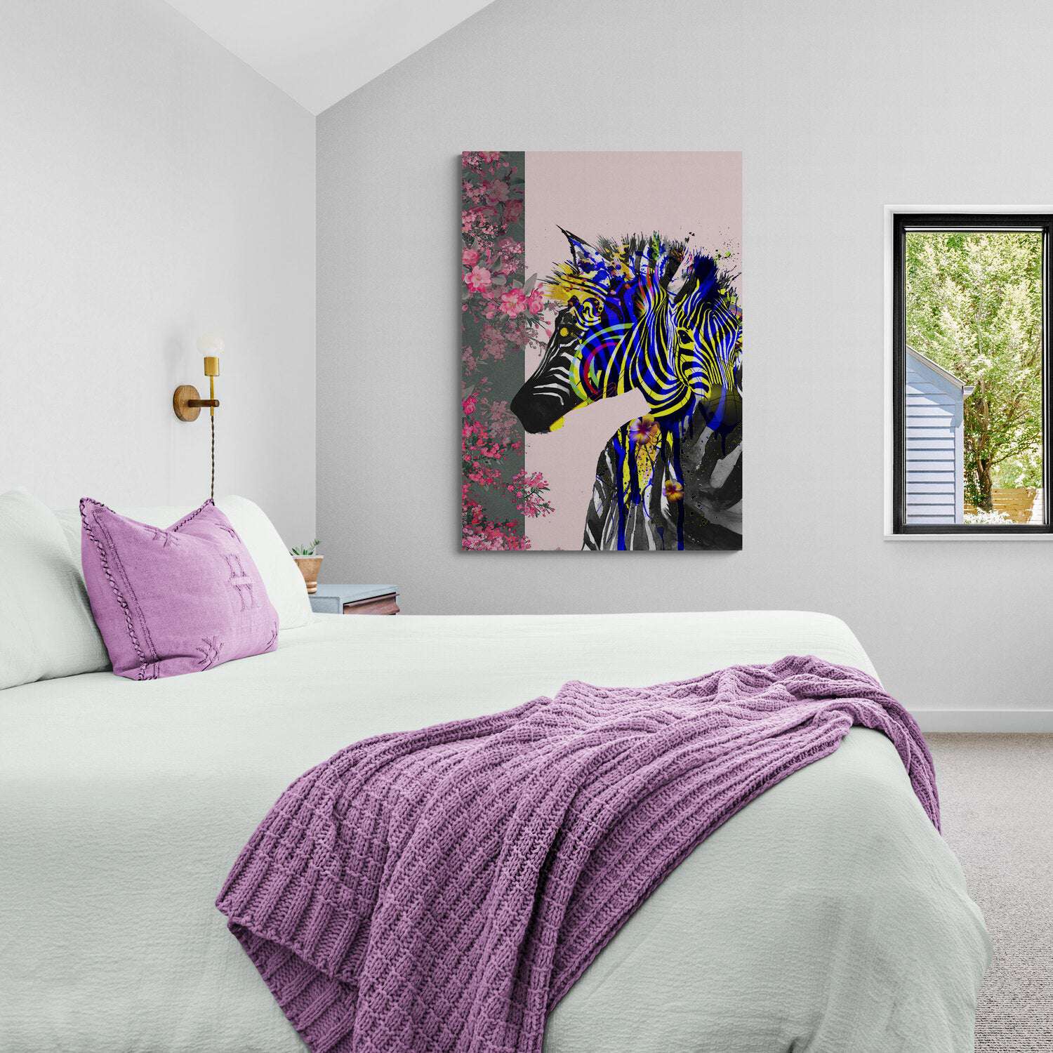 Fluorescent Zebra