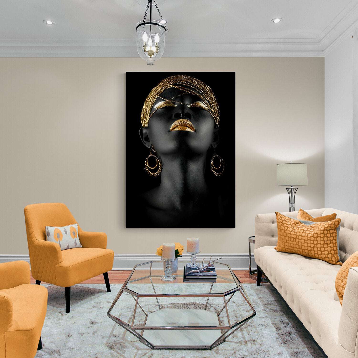 Black & Gold Woman