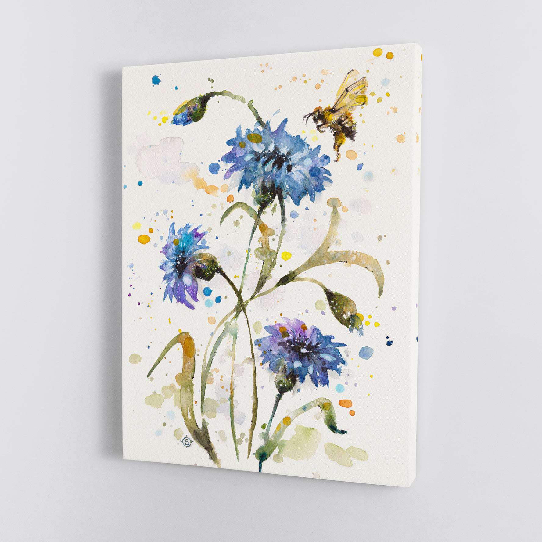 Cornflower and Bumblebee Dance