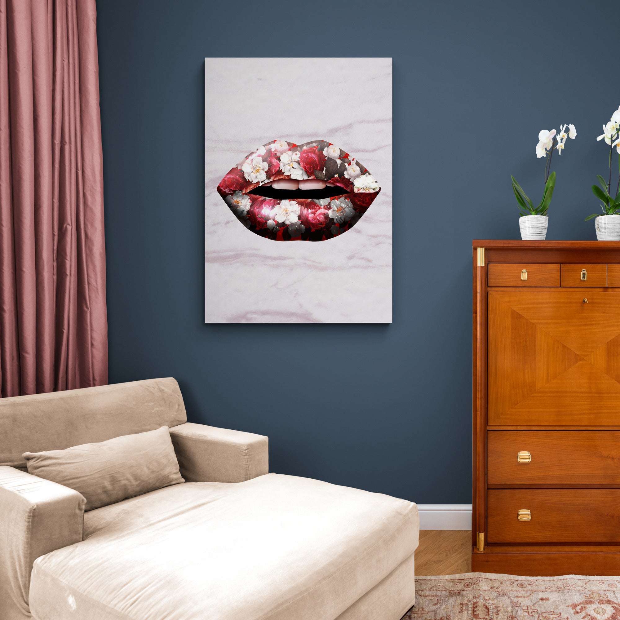 Floral Lips