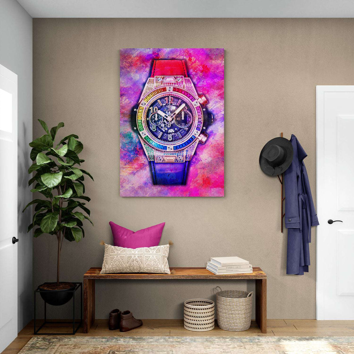 Pink Hublot Abstract