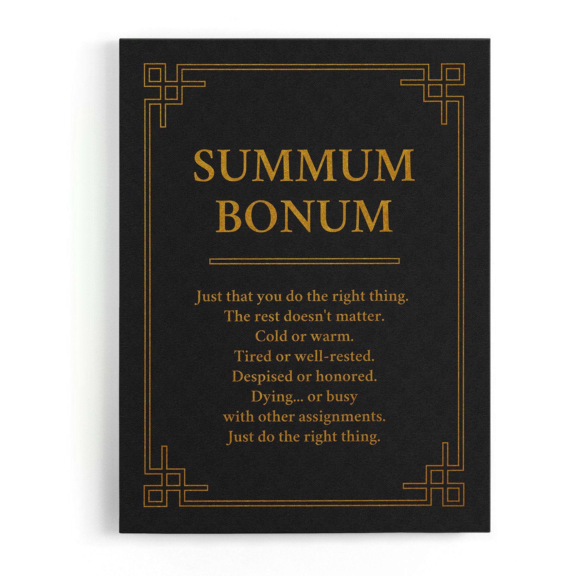 Summum Bonum Canvas Wido 30x60 cm / 12x24″ Leather 