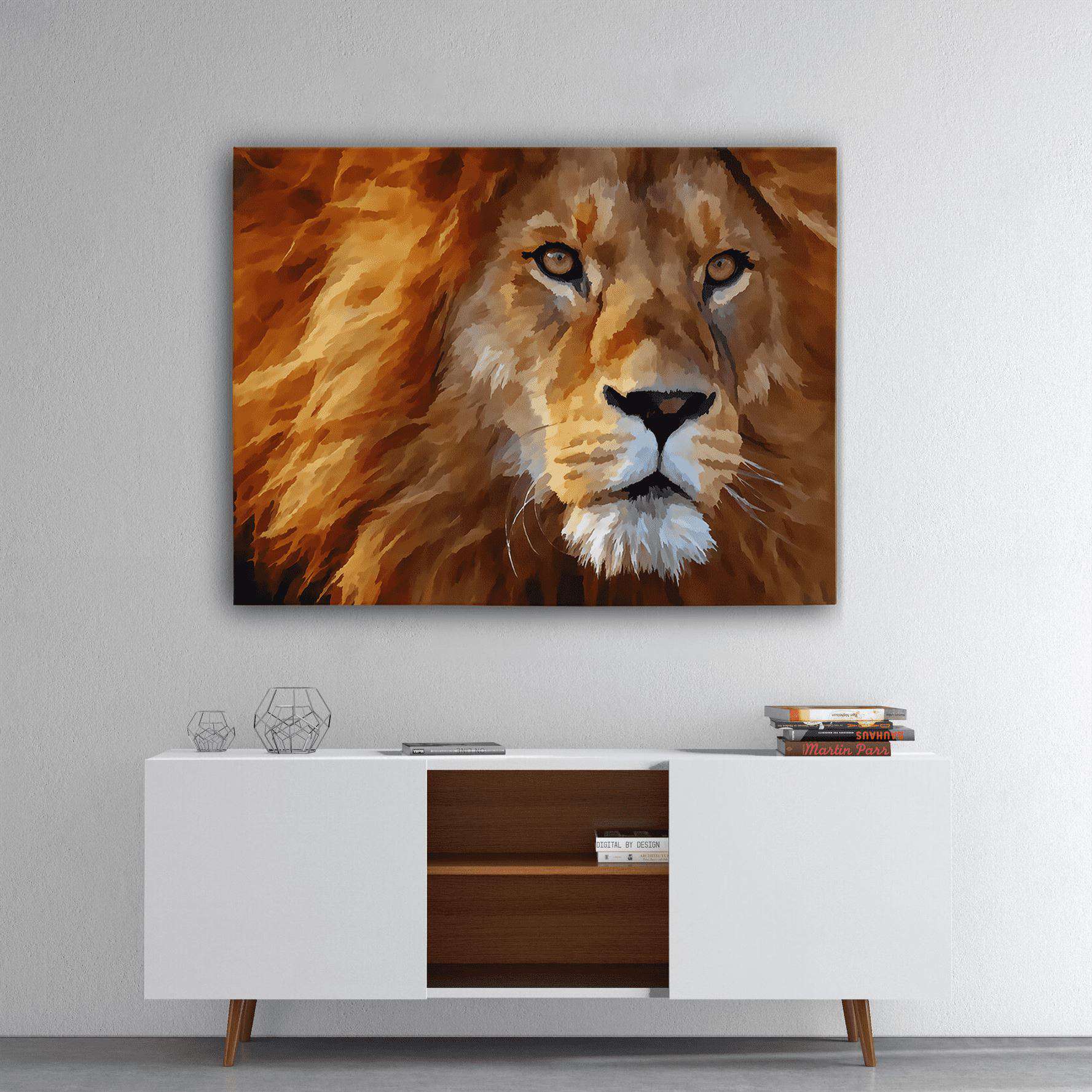 The Lion Canvas Wido 