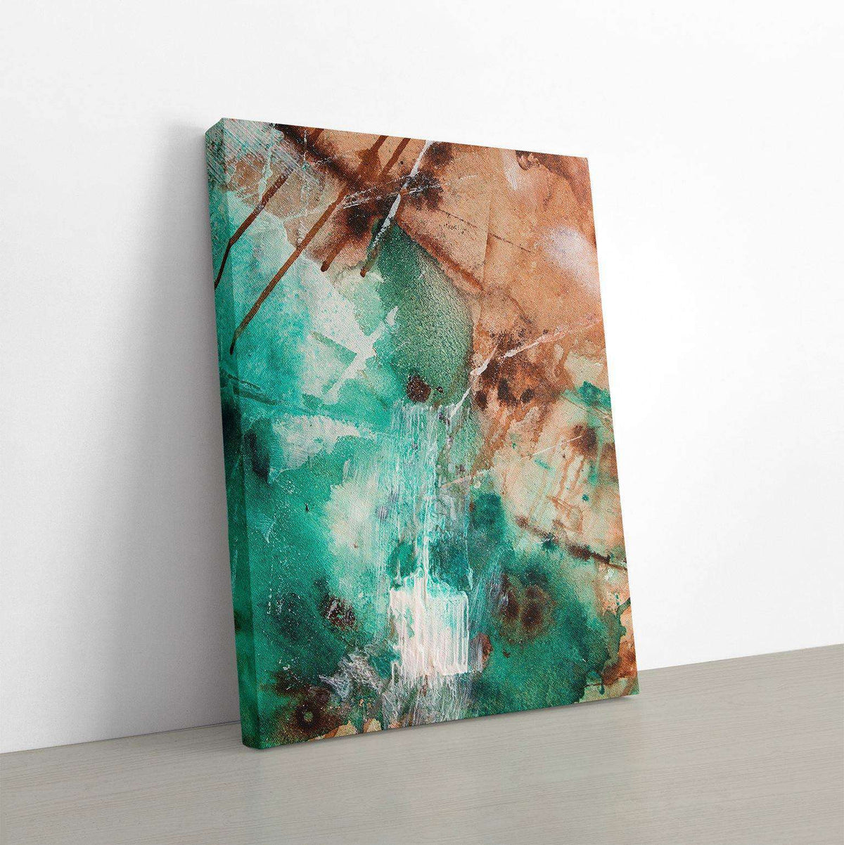 Turquoise Abstract Canvas Wido 