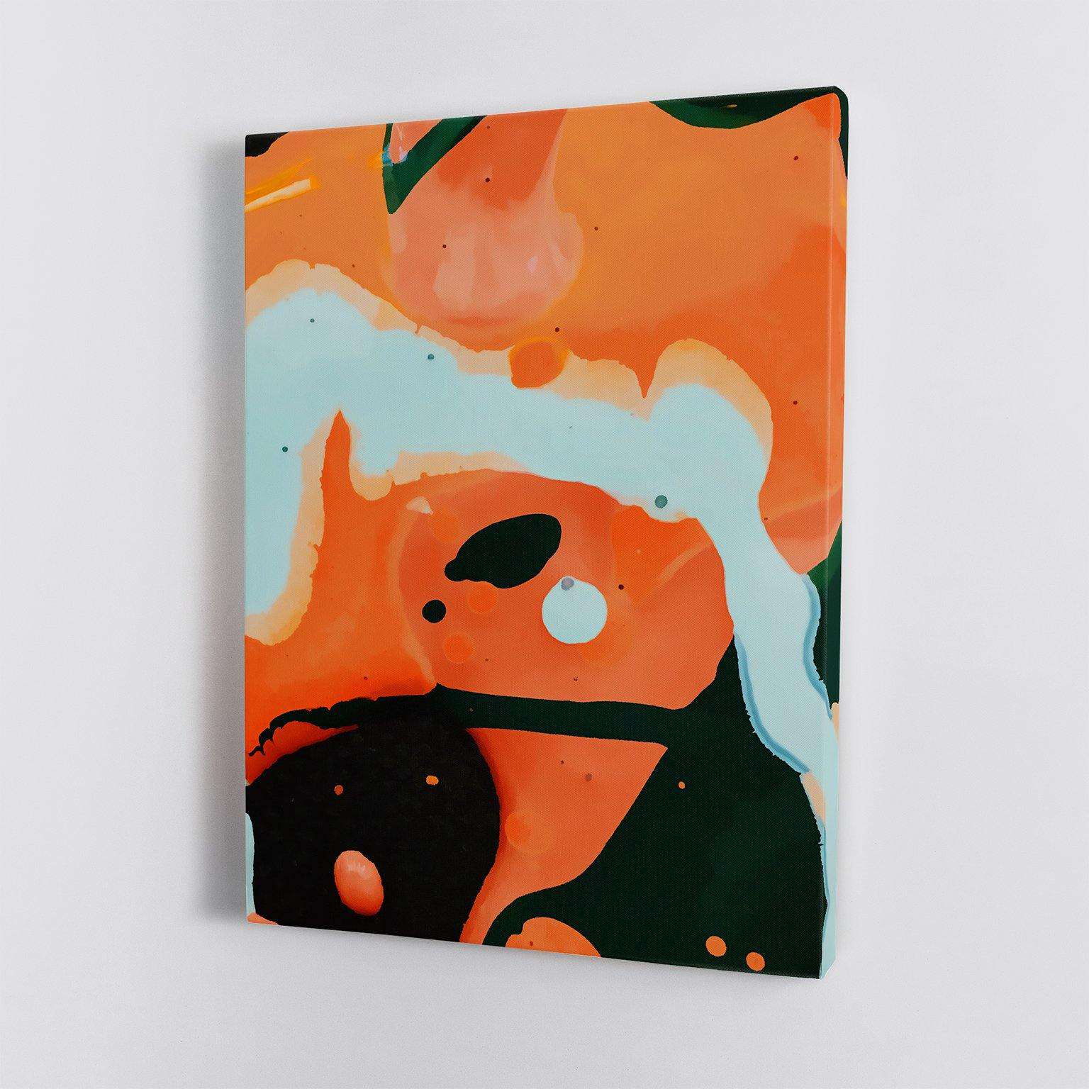 Orange Abstract Canvas Wido 