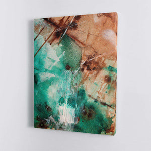 Turquoise Abstract Canvas Wido 