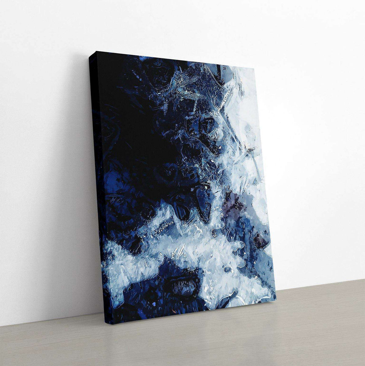 Icy Abstract Canvas Wido 