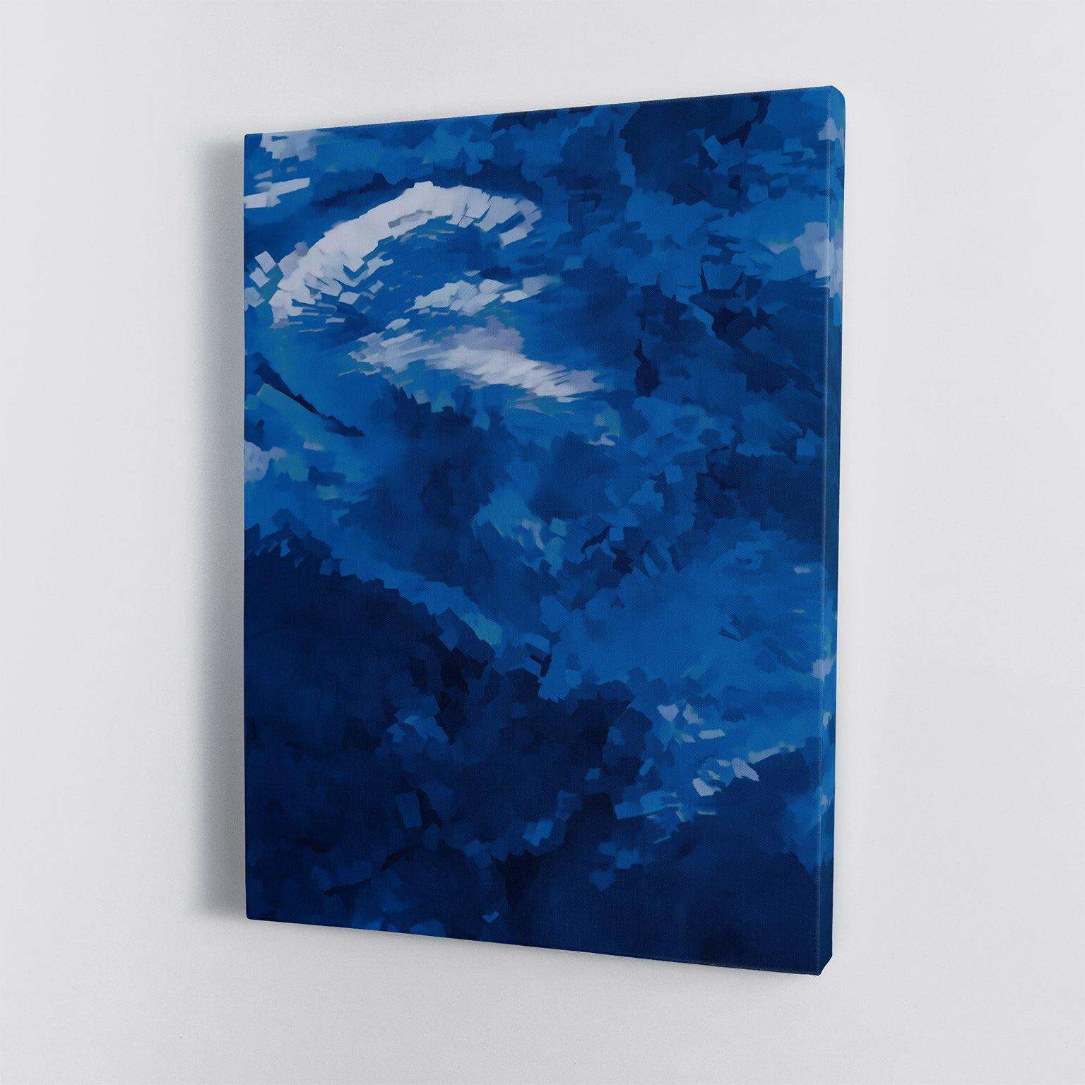 Blue Abstract II Canvas Wido 