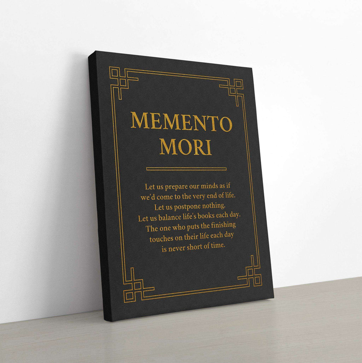 Memento Mori Canvas Wido 18&quot; x 24&quot; (USA, UK, CA) Leather 