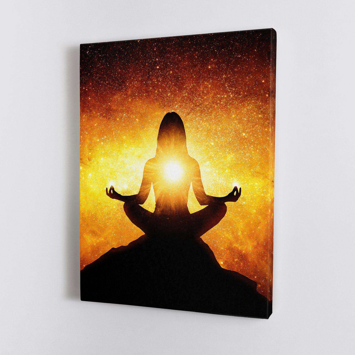 Meditation In The Stars Canvas Wido 60x90 cm / 24x36″ Gold 