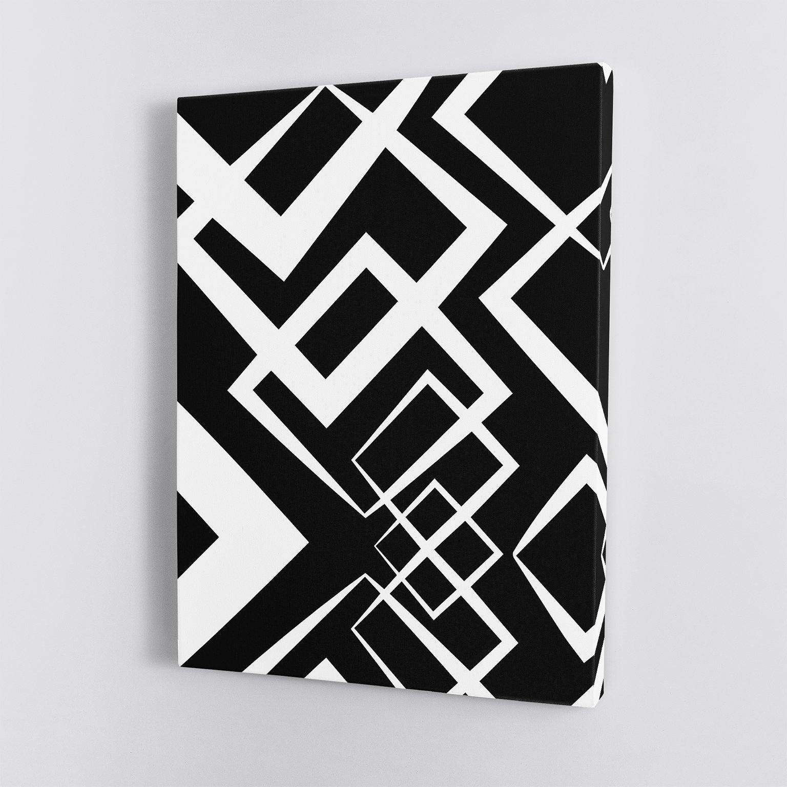 Dark Geometry Canvas Wido 