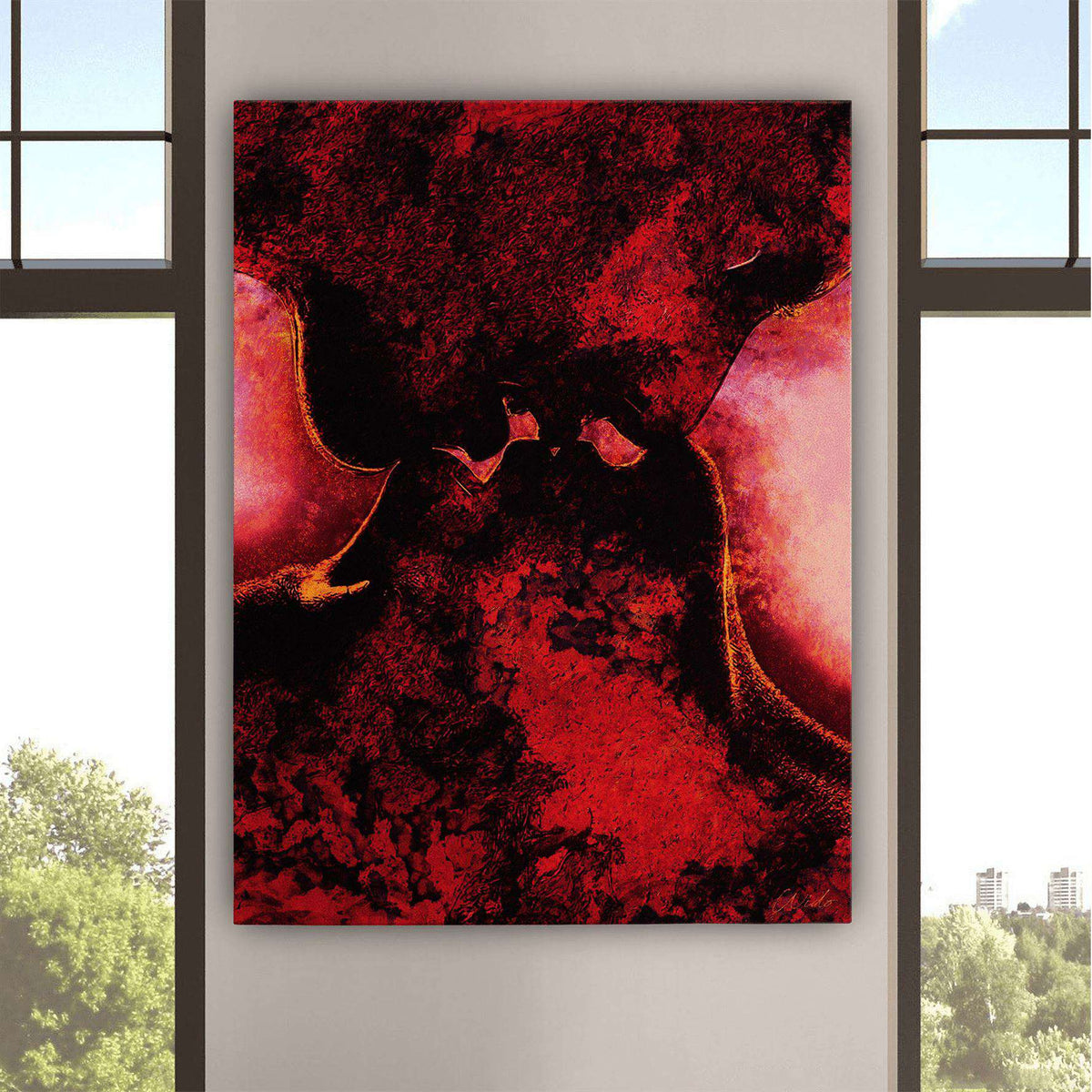 The Kiss Canvas Wido 