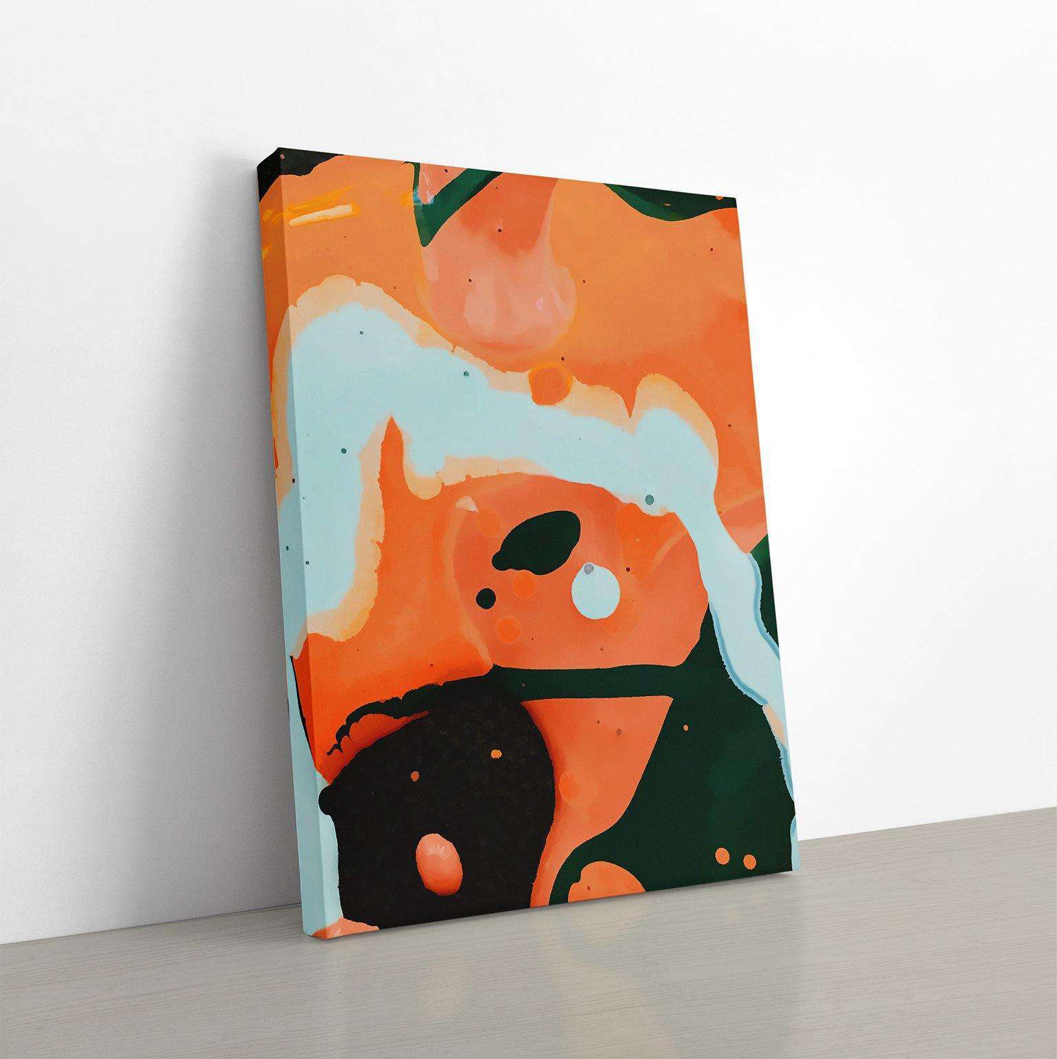 Orange Abstract Canvas Wido 