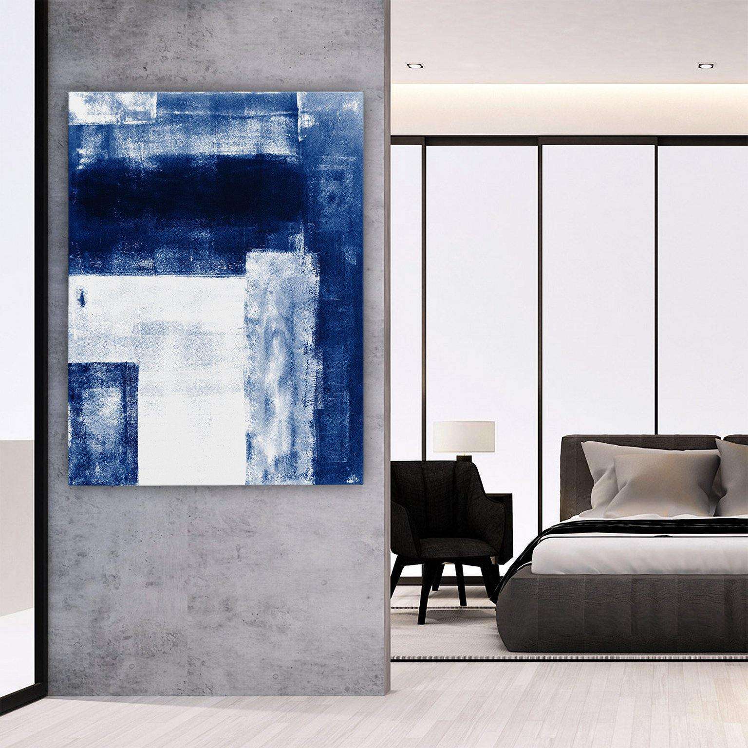 Blue Abstract Canvas Wido 