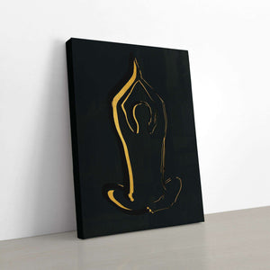 Meditation Abstract Canvas Wido 