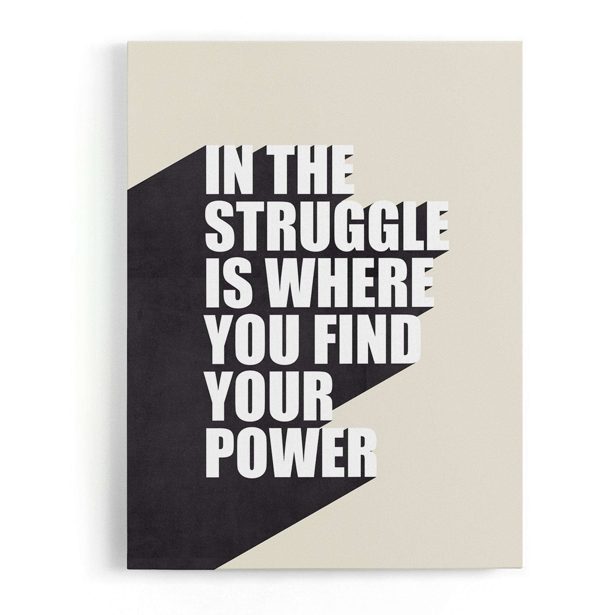 Love The Struggle Canvas Wido 