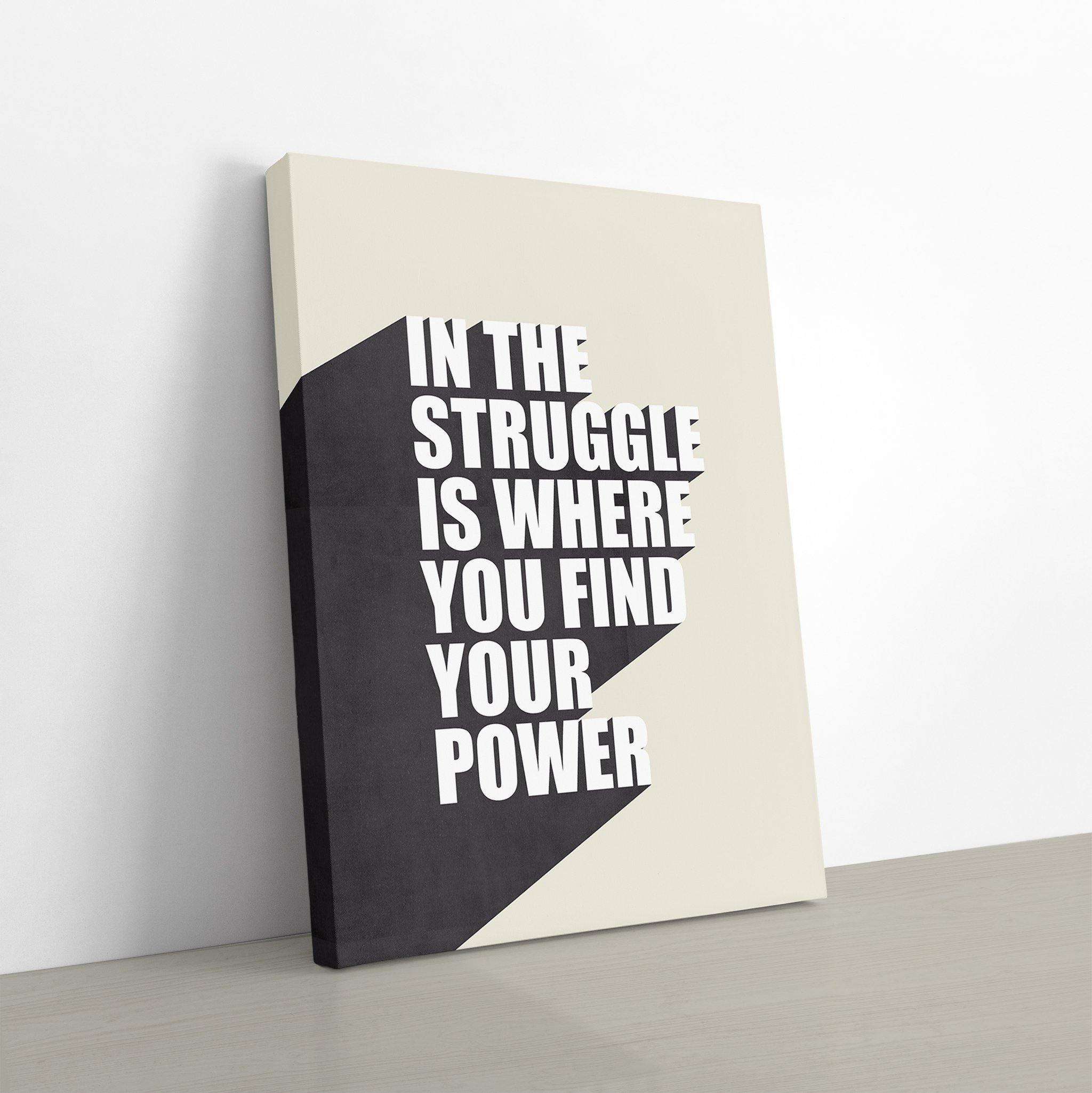 Love The Struggle Canvas Wido 