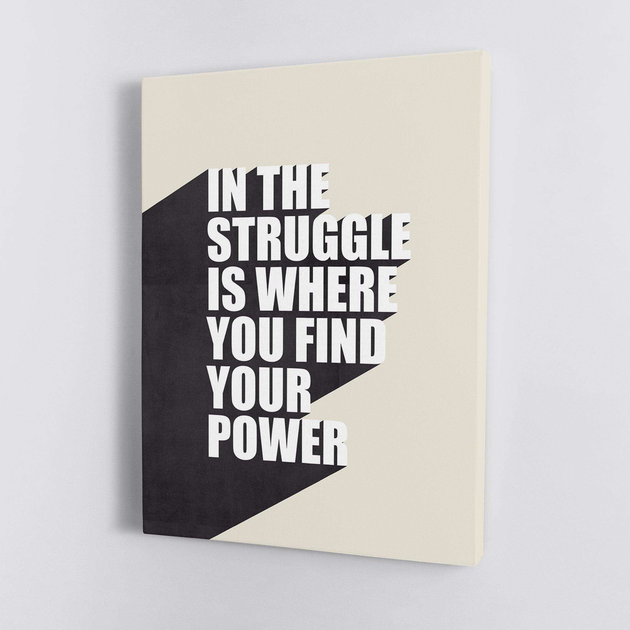 Love The Struggle Canvas Wido 