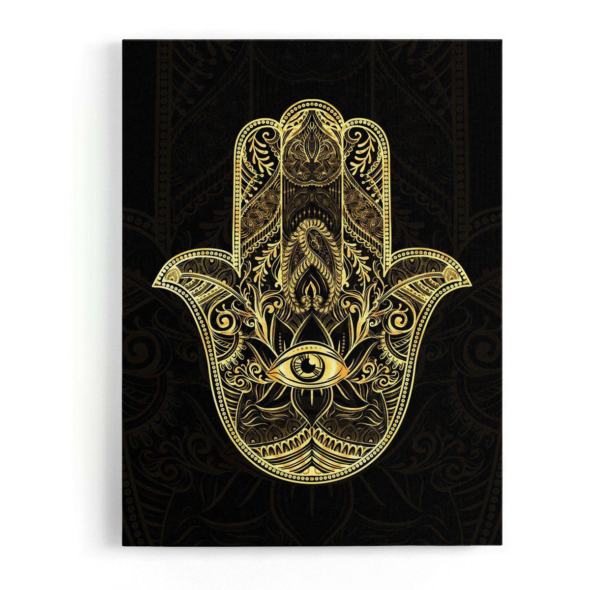 Golden Hamsa Canvas Wido 