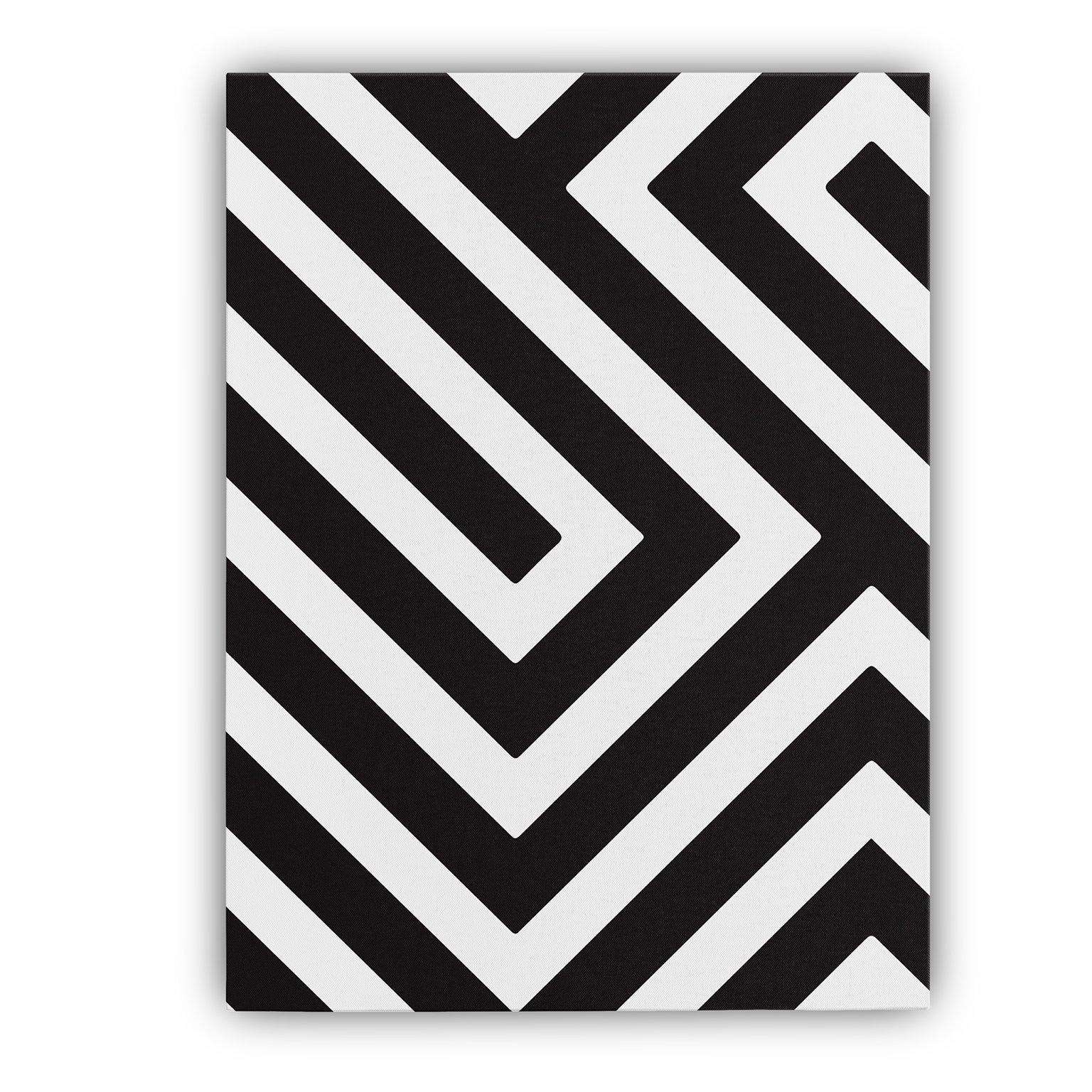 Abstract Geometric Lines Canvas Wido 